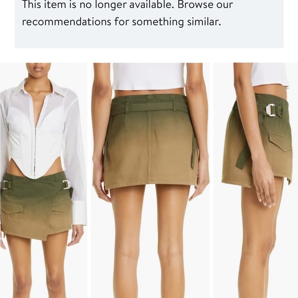 Dion Lee Ombre Utility skirt 8 - Picture 4 of 4